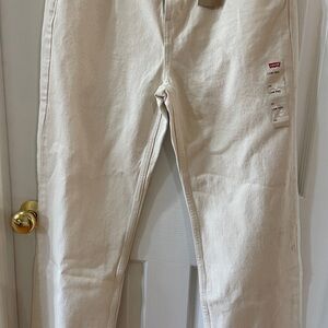 Levi's Cream Jeans